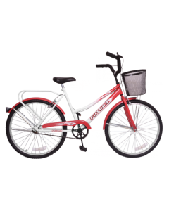 Bicicleta de paseo FUTURA country c/canasto R.26