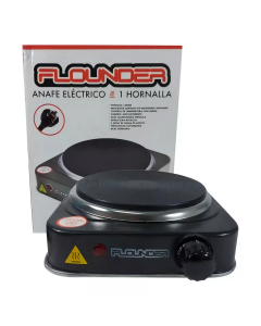 Anafe electrico FLOUNDER Negro